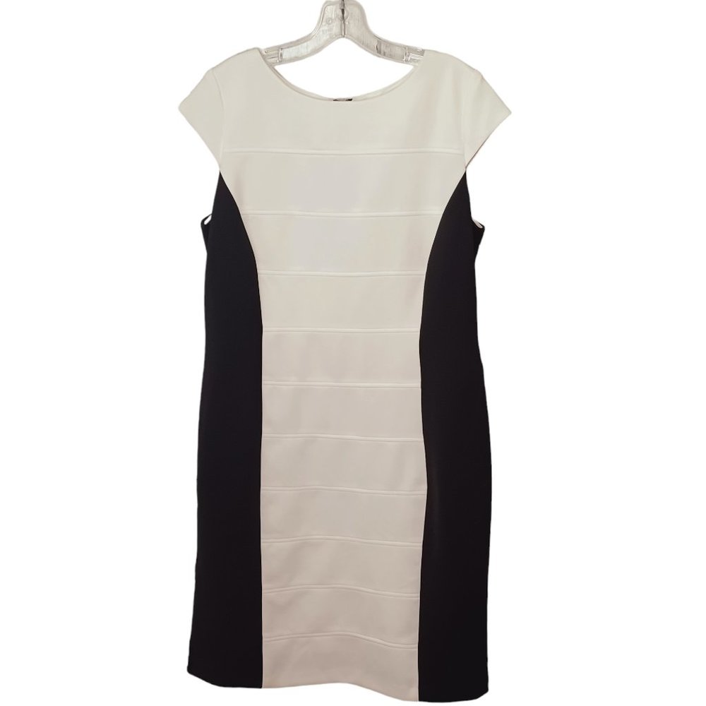 Studio One White And Black Dress Size 14